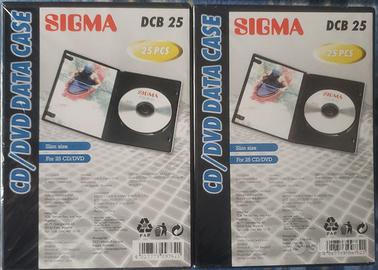 50 Custodie Slim Cd Dvd