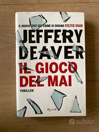 Libro di Jeffery Deaver "Il gioco del mai".
