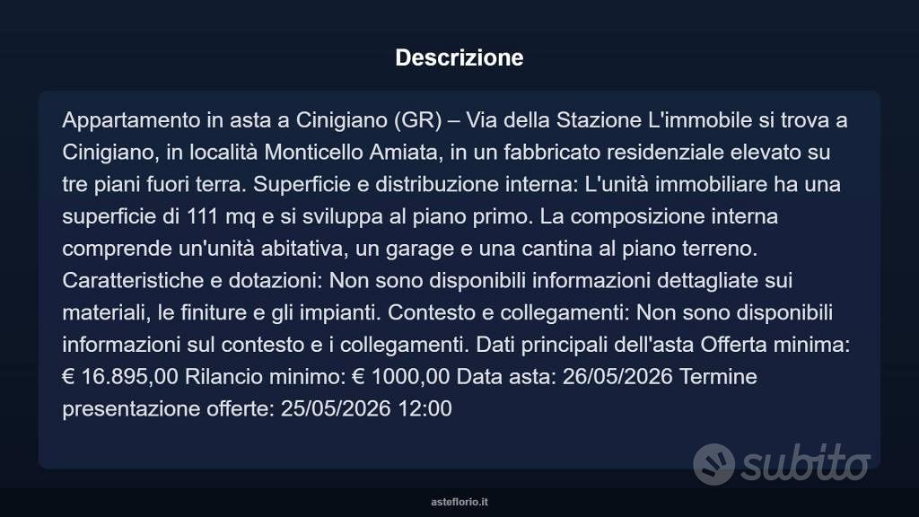 Appartamento – Cinigiano, Monticello Amiata - Vista 4