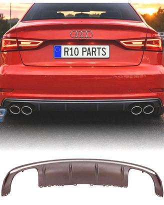 DIFFUSORE AUDI A3 8V SEDAN S LINE 13-16 LOOK S3
