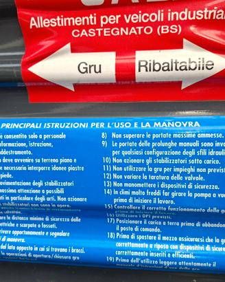 Ribaltabile Gru bonfiglioli 2300 Iveco Daily