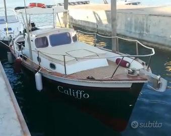Gozzo d’epoca CPR Fiumara ‘25 lunghezza scafo 7,5