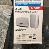 Coppia di casse 2x60w