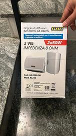 Coppia di casse 2x60w