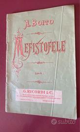 Opera Mefistofele di A.Boito Edizione Ricordi M.