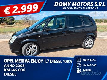 Opel Meriva 1.7 diesel 101cv enjoy anno 08