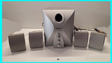 IMPIANTO AUDIO 4.1 WELFI D-4100 | CASSE PC E TV CO