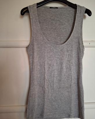Canotta grigia in cotone.  Tezenis. Tg. XS