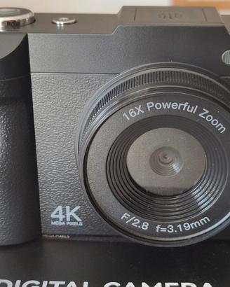 Fotocamera Digitale 4K Zoom 16X Nuova