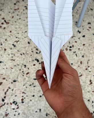 aereo di carta