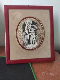 Quadro con Madonna con Bambino