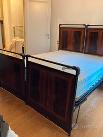 letto+ spalliera + doghe+ materasso 