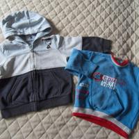 borsa grande di vestiti bimbo 12/18 mesi + 2 giubb