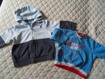 borsa grande di vestiti bimbo 12/18 mesi + 2 giubb