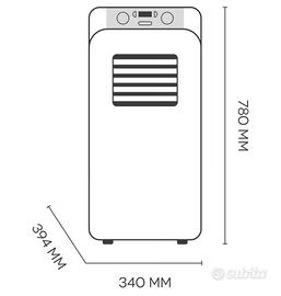 Condizionatore portatile Argo Relax - 10.000 BTU