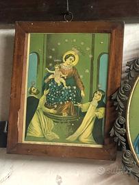 Quadro antico immagini sacre