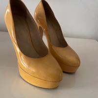 Tacchi alti  giallo lucido  Flavio Castellani