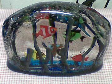 acquario vetro murano