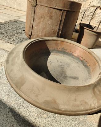 Braciere antico in rame – misura media – d’epoca