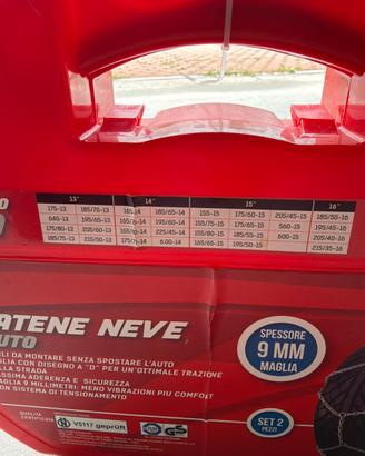 Catene neve auto