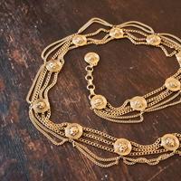 cintura in metallo dorato 