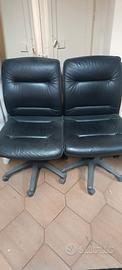 Sedie in pelle da ufficio 