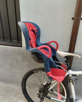 Seggiolino porta bimbi posteriore per bici