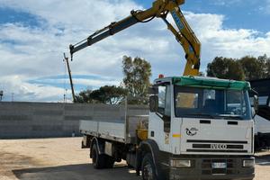 Iveco Eurocargo 150e23 cassone fisso e gru