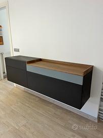 Madia credenza sospesa in legno