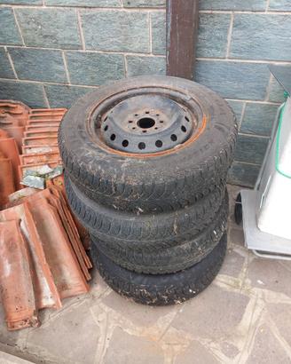 fiat panda 169 gomme e cerchi