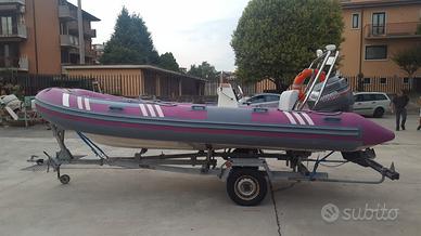 gommone motore carrello 