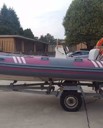 gommone motore carrello 