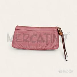 CLUTCH BAG ROSA GUCCI BAMBOO