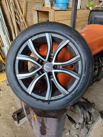4 Cerchi in lega Mak 16" Gommati per FIAT 500L