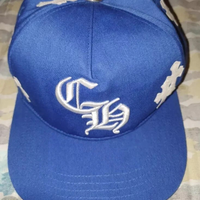Cappellino Chrome Hearts CH blu croci hip-hop hat