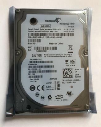 Hard Disk Seagate ST980825A, 80GB, 2.5", PATA