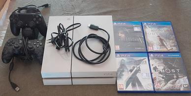 playstation 4 500GB + accessori + giochi + account