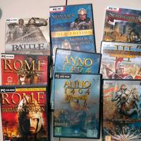 9 Giochi PC strategia  (Total War e altro)