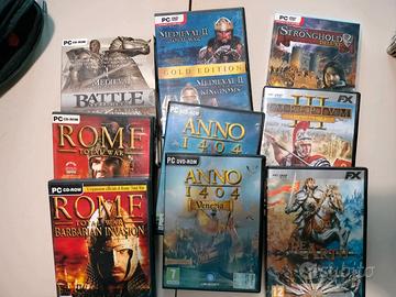 9 Giochi PC strategia  (Total War e altro)