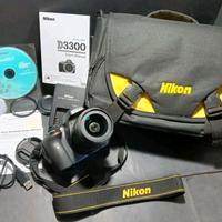 Nikon D3300 kit + zoom AFP 18 55 mm VR Autofocus