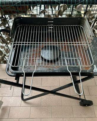 Griglia a carbone da esterno o balcone