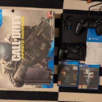 PS4 Slim 1 tera completa + 2 controller + 2 giochi
