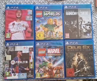 Giochi vari per PS4