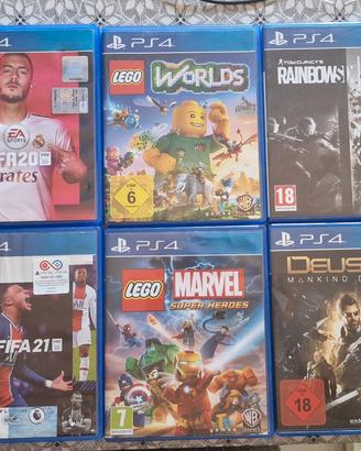 Giochi vari per PS4