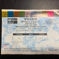 Ticket Monte Carlo open’87 Country Club