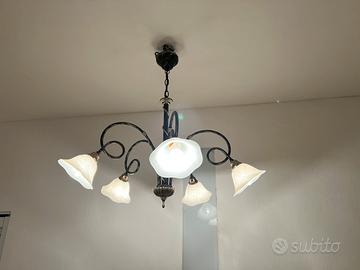 Lampadario con Abatjou