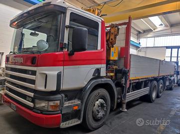 SCANIA 94D 310 CV CASSONE FISSO CON GRU