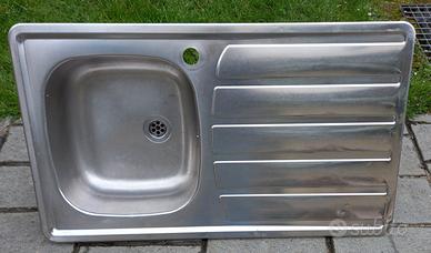 lavello cucina inox monovasca
