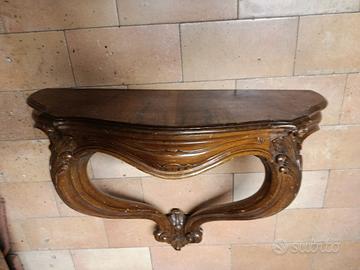 consolle noce e radica primi 900