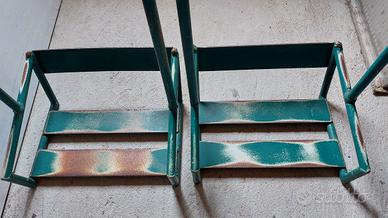 Coppia Altalena Vintage Seduta con Aste Fissaggio